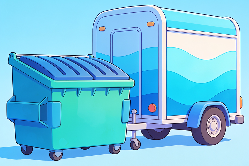 Roll Off Dumpsters vs Trailer Trash Haulers in Ocala